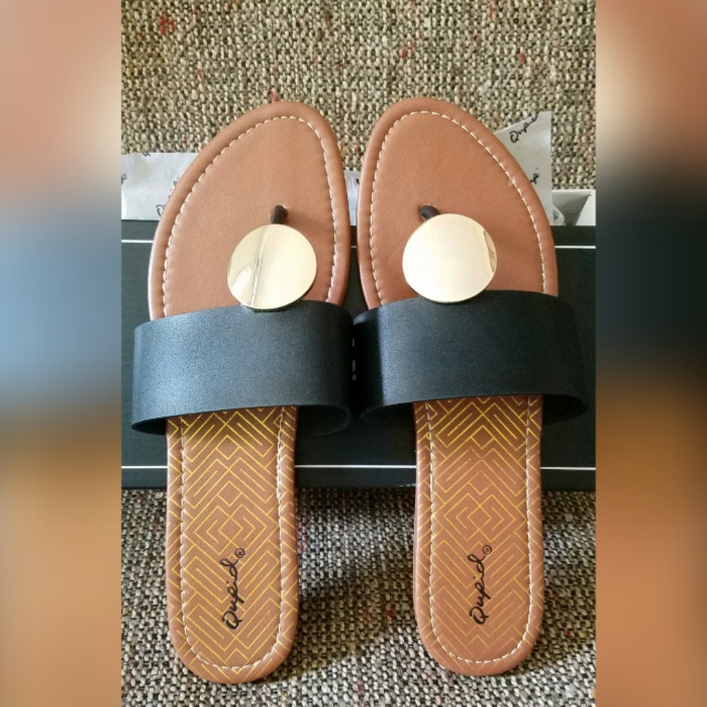 Black Qupid sandals